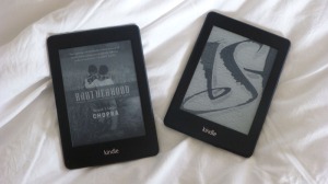 Photo of our Kindles